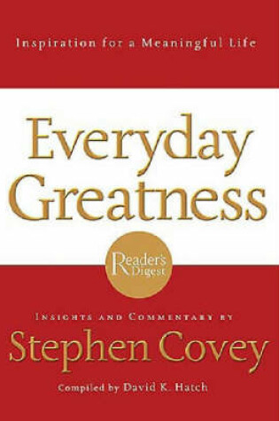 Cover of Everyday Greatness