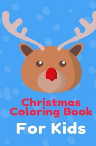 Cover of Christmas coloring book for kids