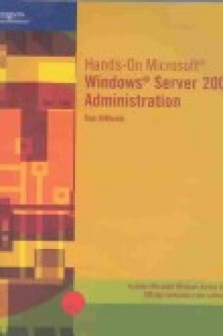 Cover of Hands-on Microsoft Windows.NET 2003 Administration