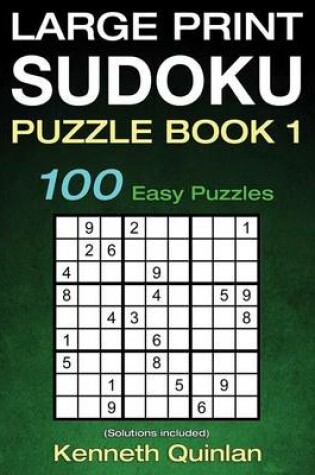 Cover of Large Print SUDOKU Puzzle Book 1