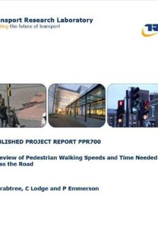 Cover of Review of pedestrian walking speeds