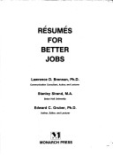 Book cover for Resumes for Better Jobs