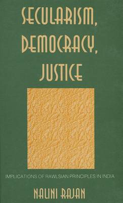 Book cover for Secularism, Democracy, Justice