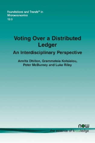 Cover of Voting Over a Distributed Ledger