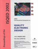 Book cover for 3rd International Symposium on Quality Electronic Design (ISQED 2002)