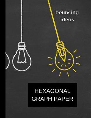 Book cover for hexagonal graph paper bouncing ideas