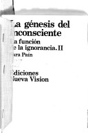 Book cover for La Genesis del Inconsciente