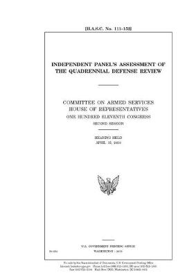 Book cover for Independent Panel's assessment of the Quadrennial Defense Review