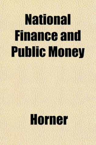 Cover of National Finance and Public Money