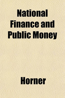 Book cover for National Finance and Public Money