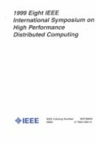 Cover of 8th International Sysmposium on High Performance Distributed Computing