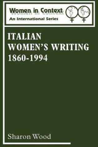 Cover of Italian Women's Writing, 1860-1994