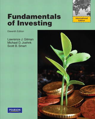 Book cover for Fundamentals of Investing plus MyFinanceLab Access Card