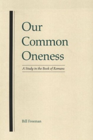 Cover of Our Common Oneness