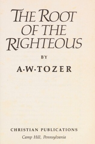Cover of Root of Righteous