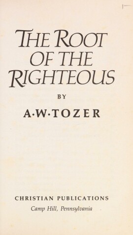 Book cover for Root of Righteous