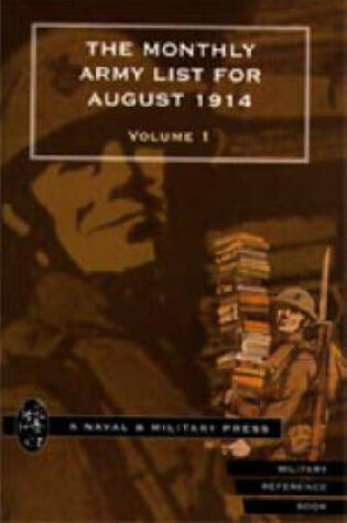 Cover of Monthly Army List for August 1914