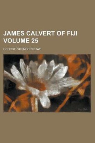 Cover of James Calvert of Fiji