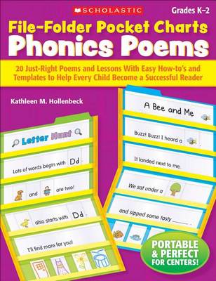 Book cover for File-Folder Pocket Charts: Phonics Poems, Grades K-2