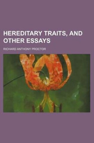 Cover of Hereditary Traits, and Other Essays