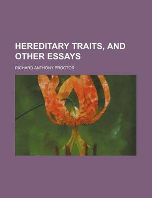 Book cover for Hereditary Traits, and Other Essays