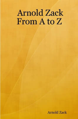 Book cover for Arnold Zack