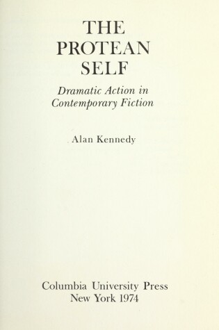 Cover of Kennedy: Protean Self(Cloth)