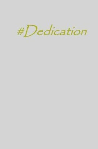 Cover of #dedication