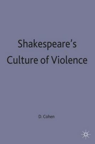 Cover of Shakespeare's Culture of Violence