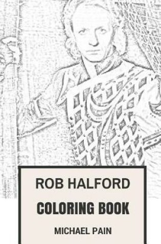 Cover of Rob Halford Coloring Book