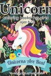 Book cover for Unicorn Coloring Books for Girls ages 8-12