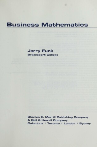Cover of Business Mathematics