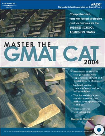 Book cover for Master the Gmat Cat, 2004/E W/CD