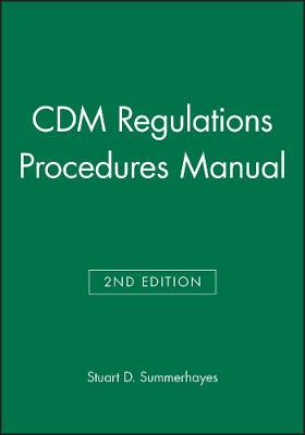 Book cover for CDM Regulations Procedures Manual