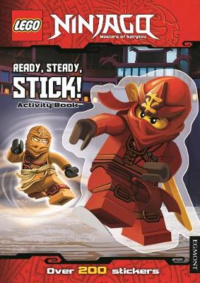 Book cover for Lego® Ninjago Masters of Spinjitzu: Ready Steady Stick! (Sticker Activity Book)