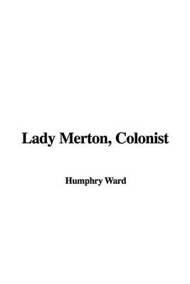 Book cover for Lady Merton, Colonist