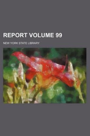 Cover of Report Volume 99