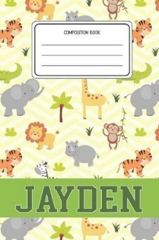 Cover of Composition Book Jayden