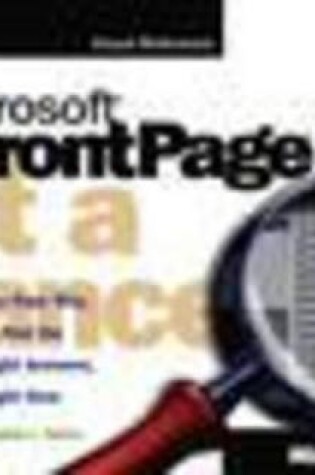 Cover of Microsoft FrontPage 97 at a Glance