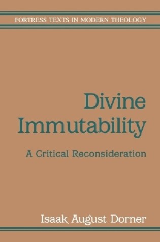 Cover of Divine Immutability