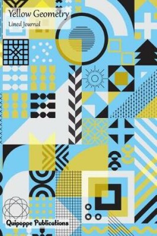 Cover of Yellow Geometric Lined Journal