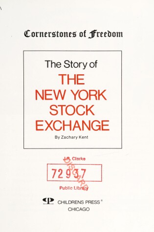 Cover of The Story of the New York Stock Exchange