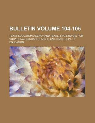 Book cover for Bulletin Volume 104-105