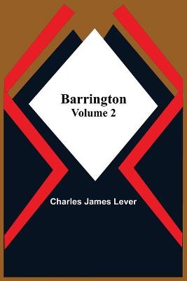 Book cover for Barrington. Volume 2