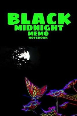 Cover of Black Midnight Memo Notebook