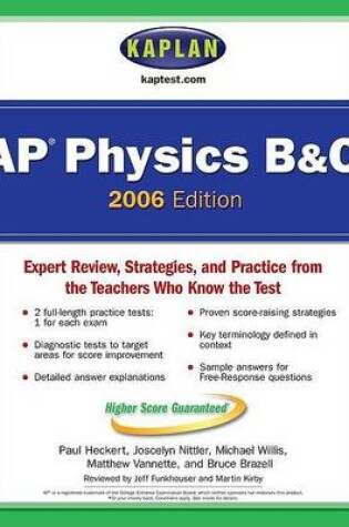 Cover of Kaplan AP Physics