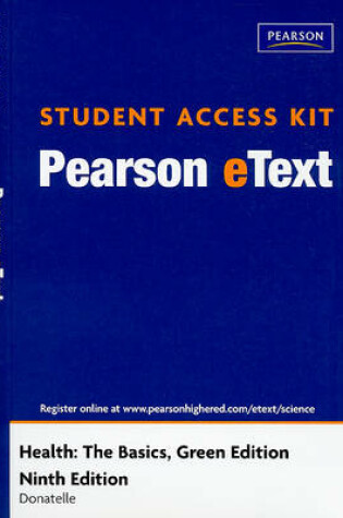 Cover of Pearson eText Student Access Code Card for Health