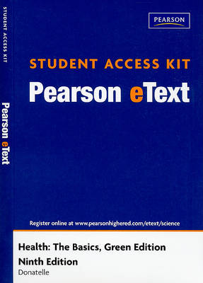 Book cover for Pearson eText Student Access Code Card for Health