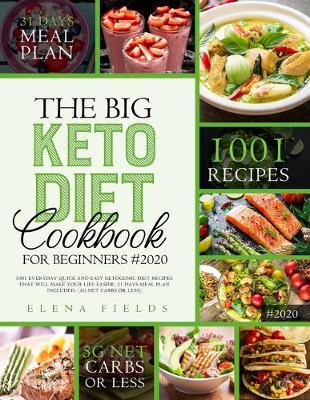 Book cover for The Big Keto Diet Cookbook for Beginners #2020