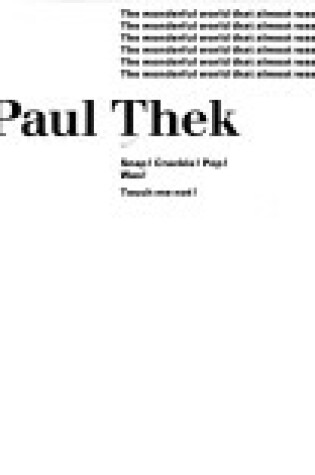 Cover of Paul Thek